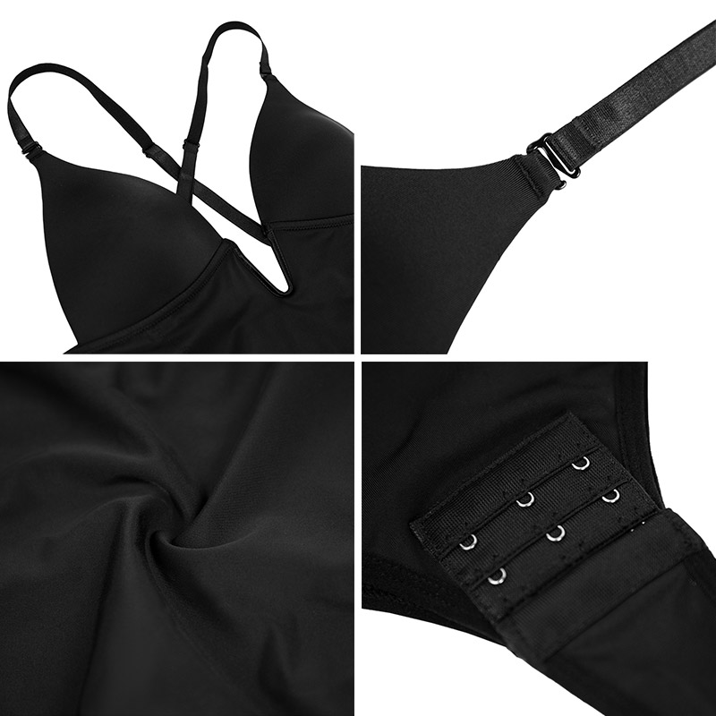 open crotch racerback shapewear by detail