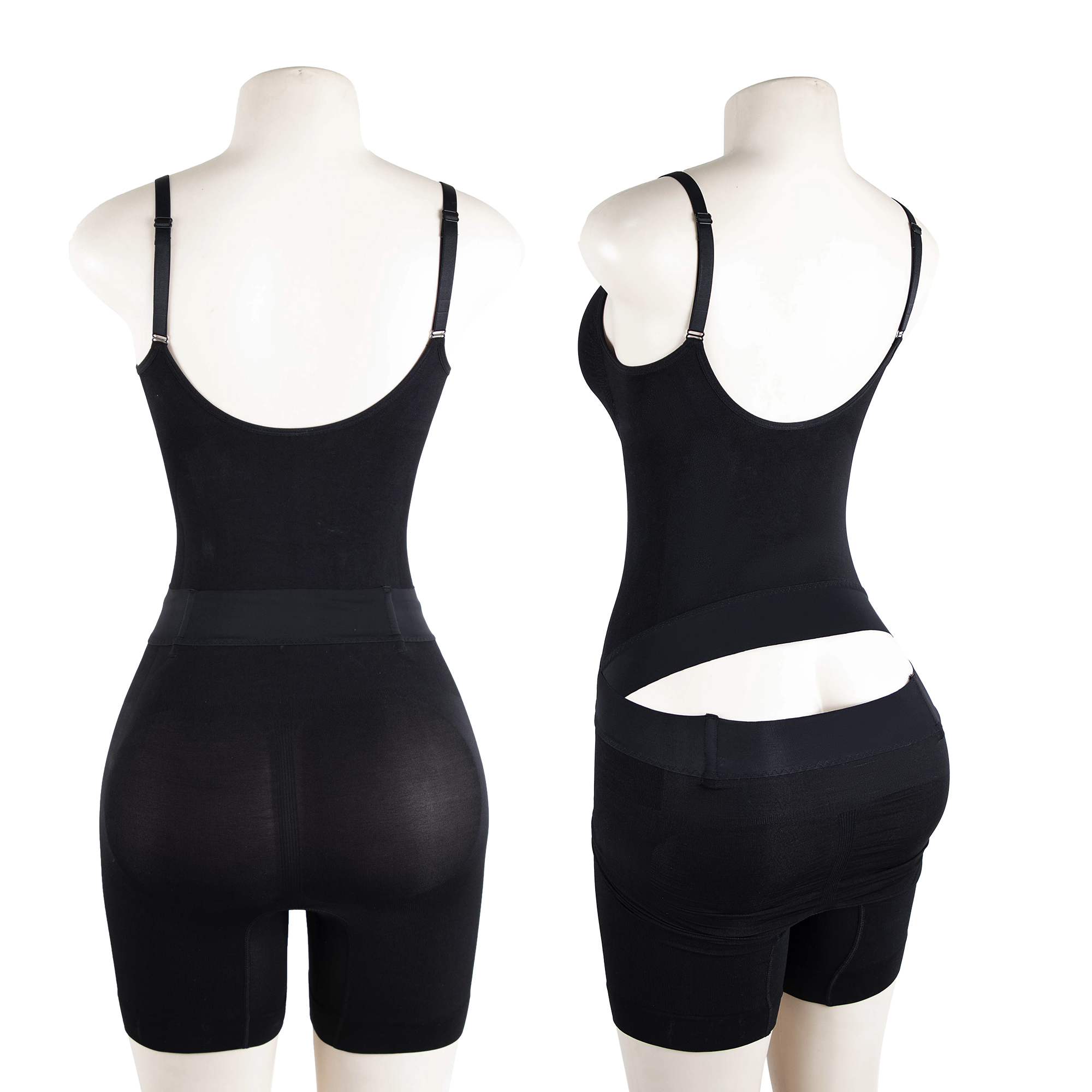 sculpt rear release bodysuit by back view