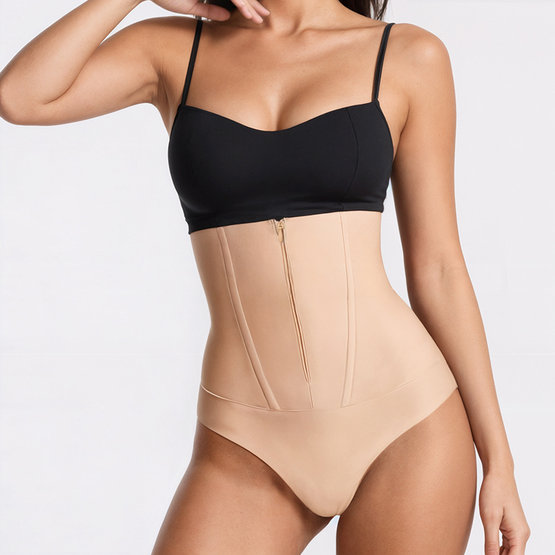 Body Shaper Shapewear Panties by a model front view